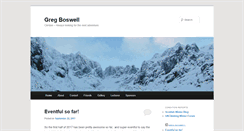 Desktop Screenshot of gregboswell.co.uk
